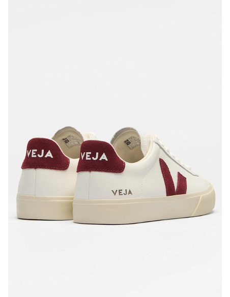 VEJA CAMPO EXTRA WHITE GRENAT