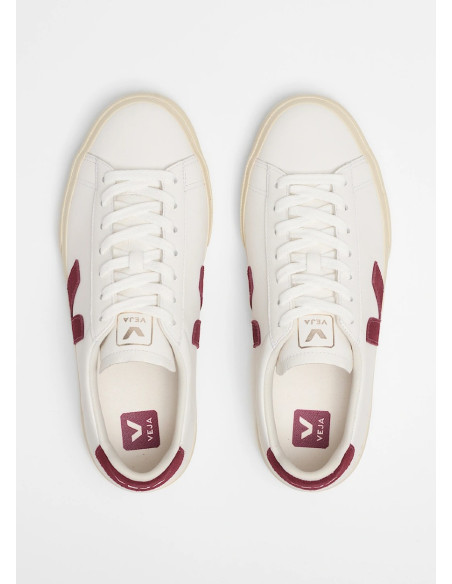 VEJA CAMPO EXTRA WHITE GRENAT