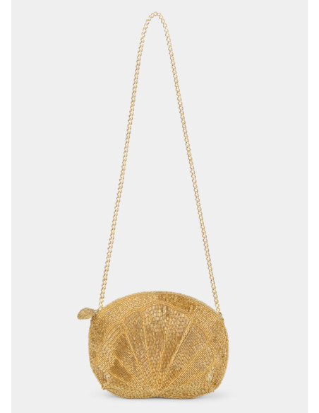OLIVIA DAR VENUS SLING BAG GOLD