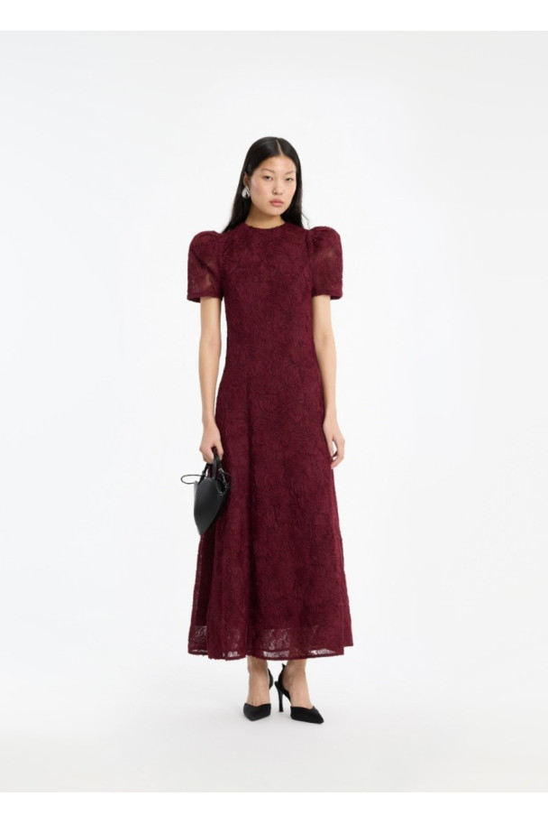 ROTATE VESTIDO FLOWER FLARED