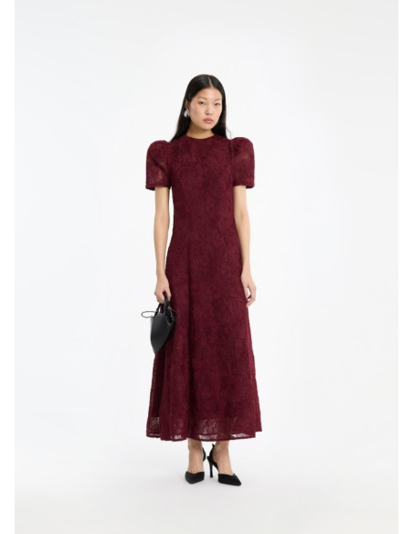 ROTATE VESTIDO FLOWER FLARED
