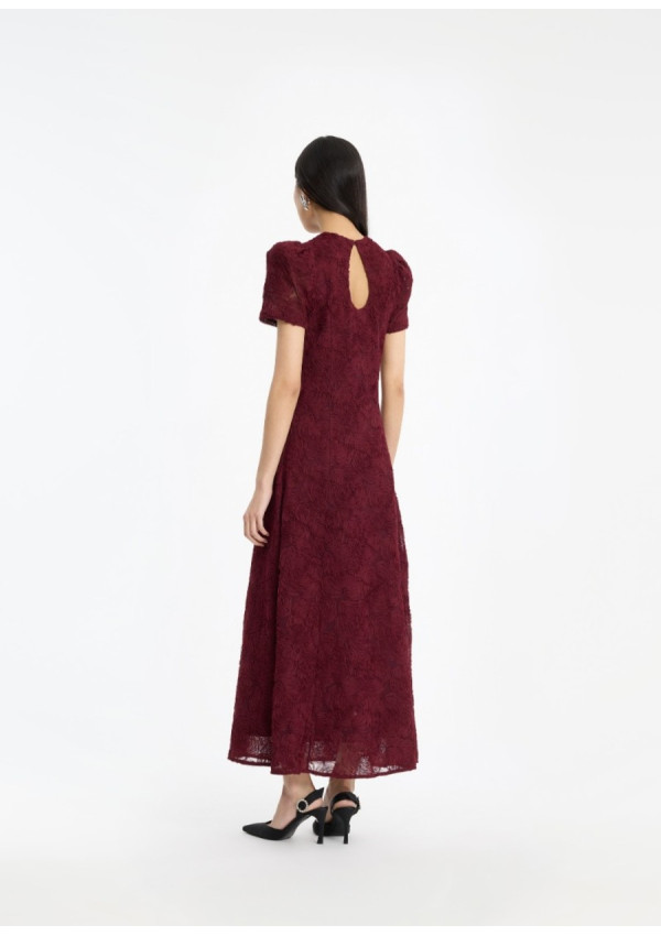 ROTATE VESTIDO FLOWER FLARED
