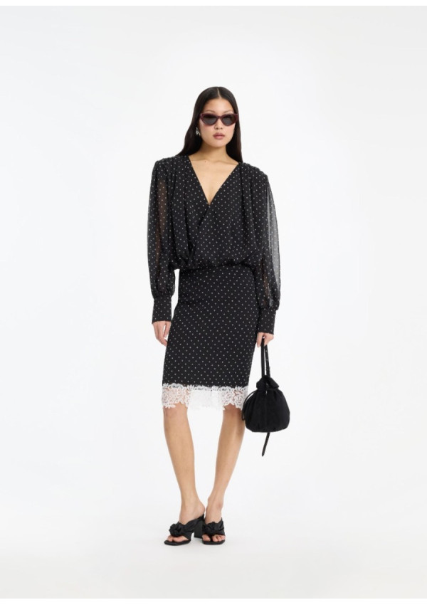 ROTATE BLUSA LS RUCHED