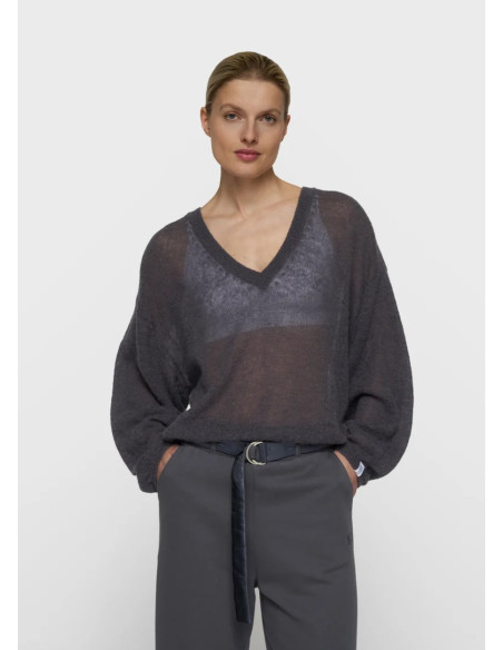 10 DAYS JERSEY THIN V-NECK KNIT