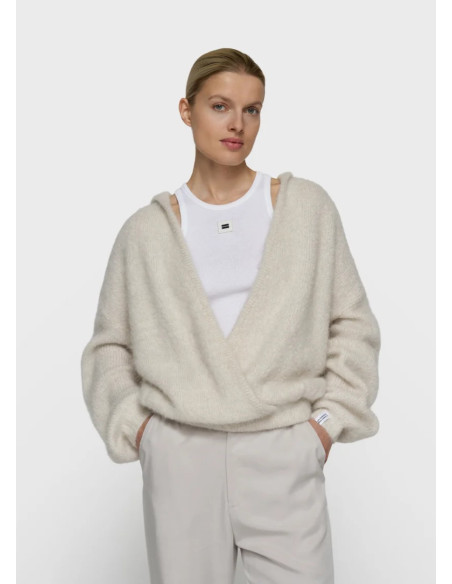 10 DAYS JERSEY HOODED KNIT LUREX