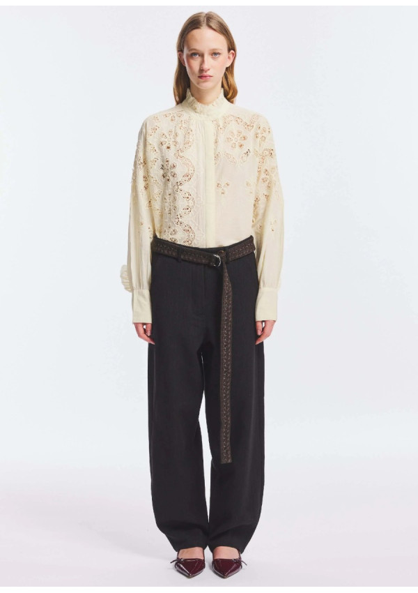 ANTIK BATIK BLUSA ALBERTINE CREMA