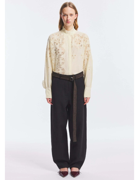 ANTIK BATIK BLUSA ALBERTINE CREMA