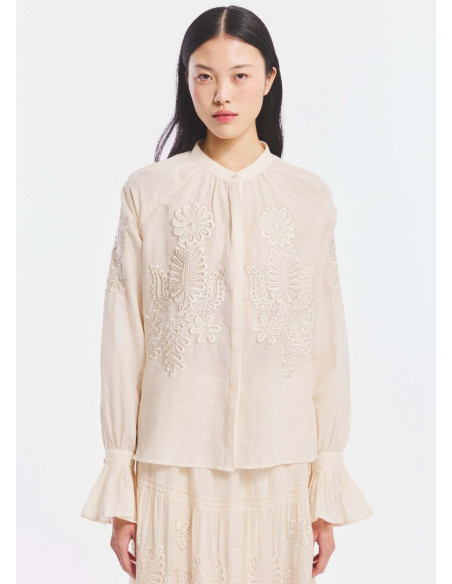 ANTIK BATIK BLUSA MARTA CREMA