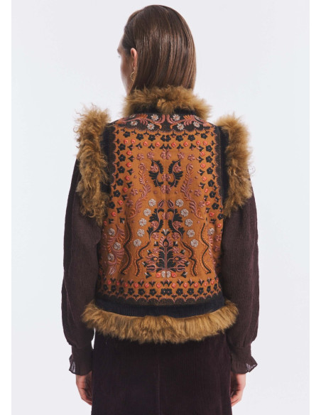 ANTIK BATIK CHALECO IVAN CAMEL