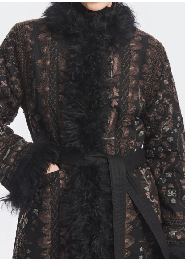 ANTIK BATIK ABRIGO SANDO NEGRO
