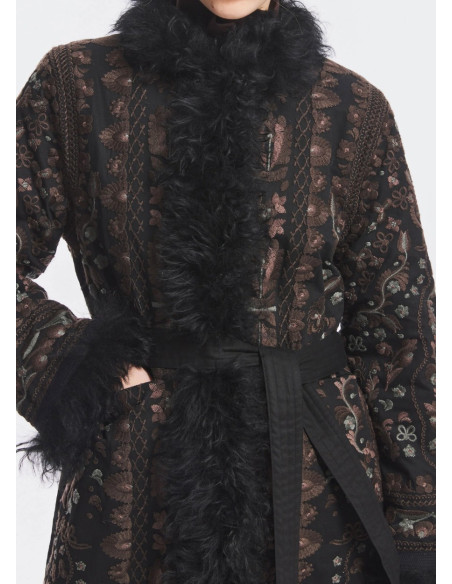 ANTIK BATIK ABRIGO SANDO NEGRO
