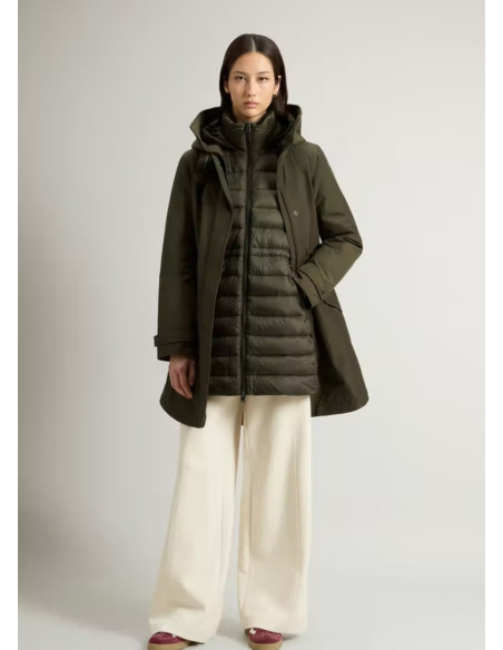 WOOLRICH PARKA AUTHENTIC DARK GREEN