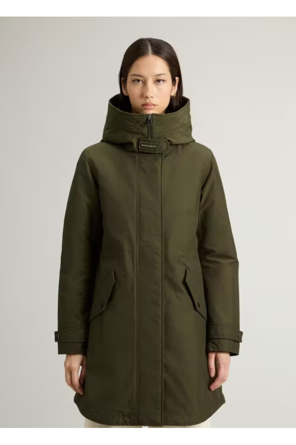 WOOLRICH PARKA AUTHENTIC DARK GREEN