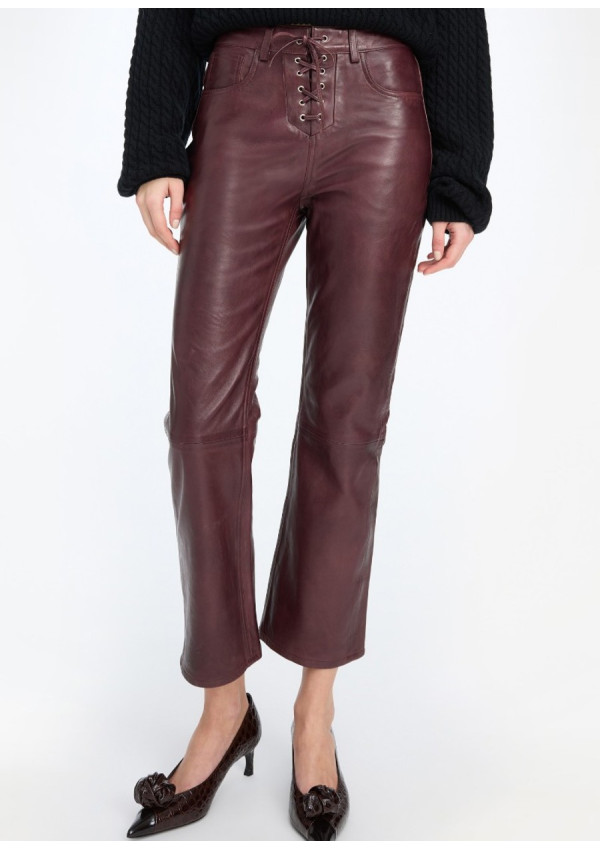 ROTATE PANTALON LEATHER CAPRI