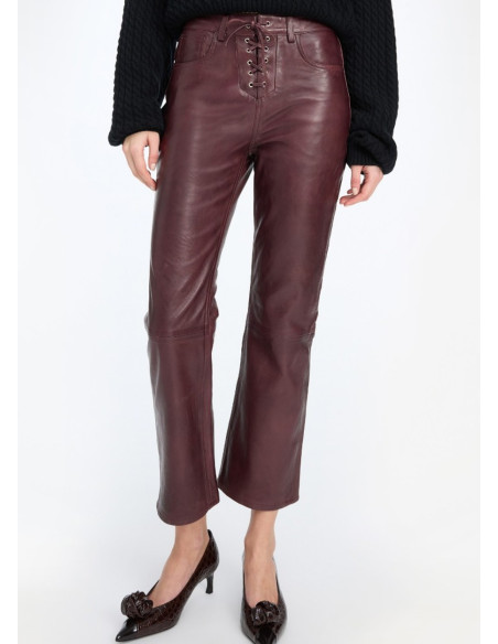 ROTATE PANTALON LEATHER CAPRI