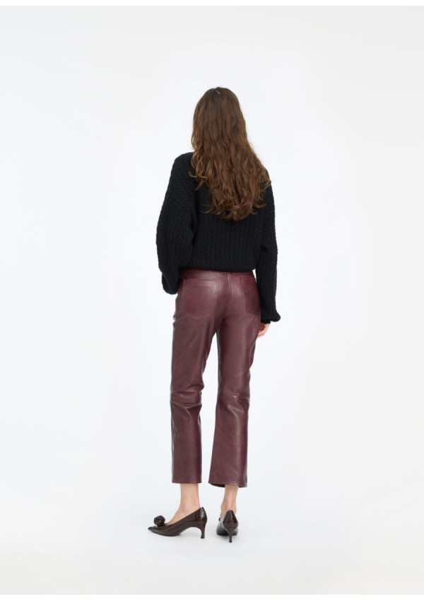 ROTATE PANTALON LEATHER CAPRI