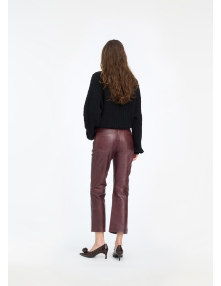 ROTATE PANTALON LEATHER CAPRI