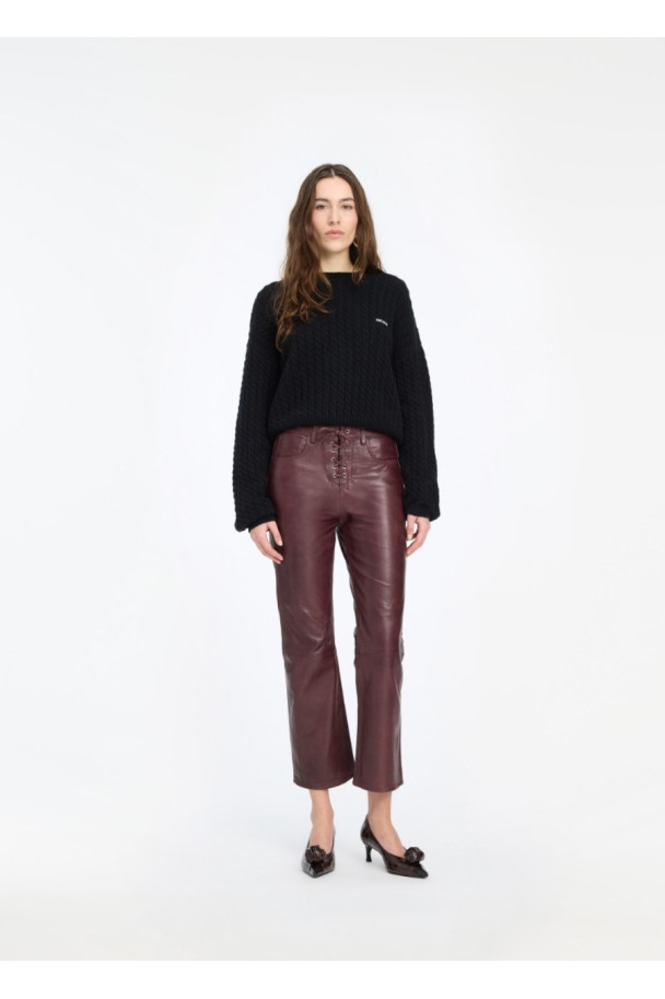 ROTATE PANTALON LEATHER CAPRI