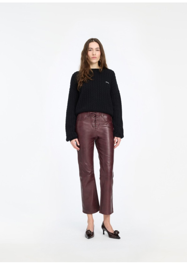 ROTATE PANTALON LEATHER CAPRI