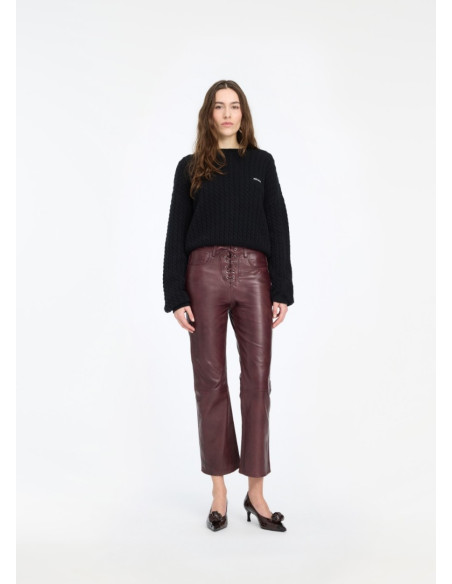 ROTATE PANTALON LEATHER CAPRI