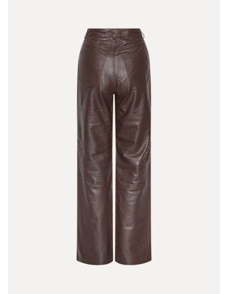 ROTATE PANTALON STRAIGHT LEATHER