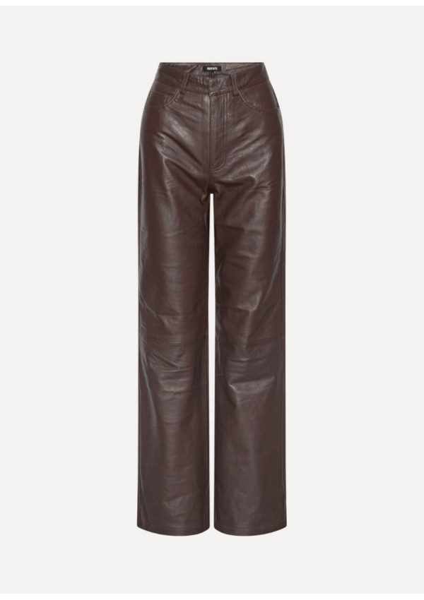 ROTATE PANTALON STRAIGHT LEATHER