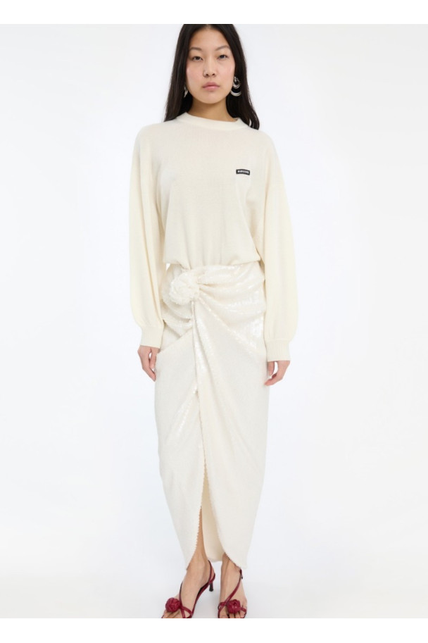 ROTATE FALDA SEQUINS KNOT