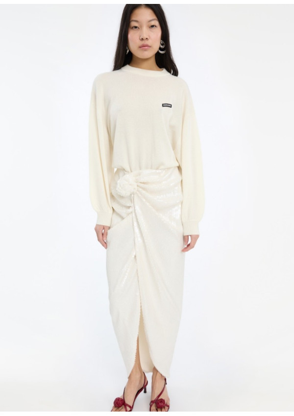 ROTATE FALDA SEQUINS KNOT