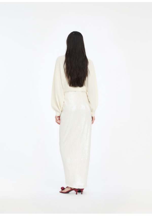 ROTATE FALDA SEQUINS KNOT
