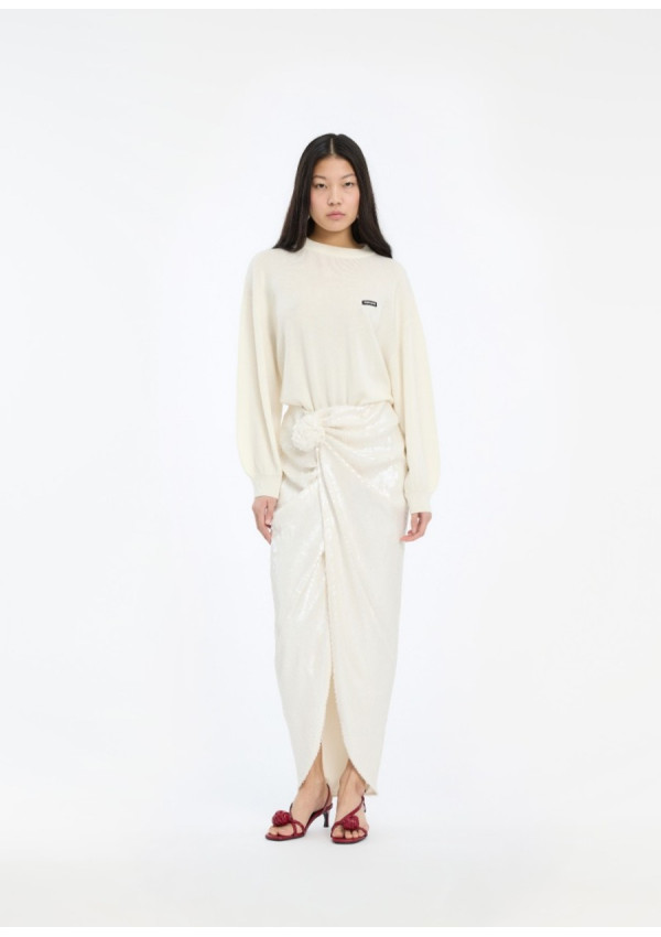 ROTATE FALDA SEQUINS KNOT