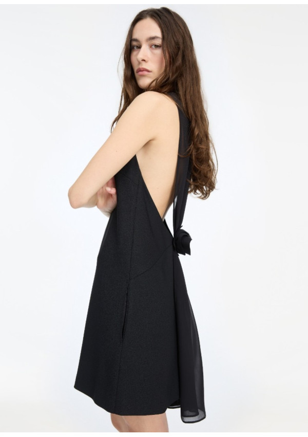 ROTATE VESTIDO CREPE MINI A-LINE