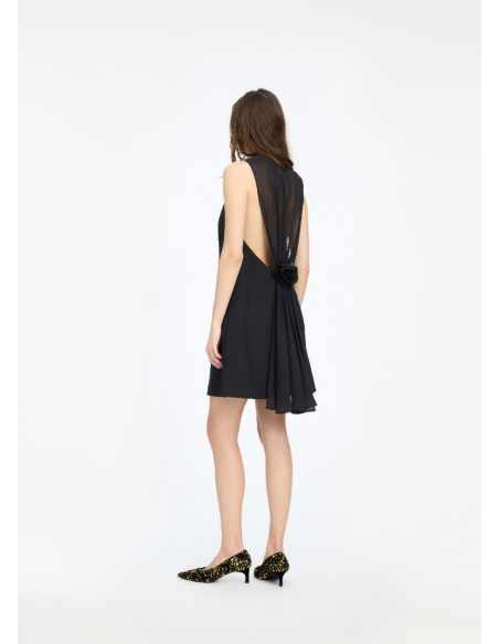 ROTATE VESTIDO CREPE MINI A-LINE