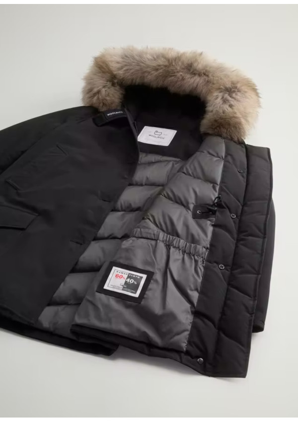 WOOLRICH PARKA ARTIC DETACHABLE FUR BLACK