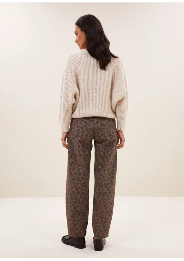 BY-BAR JERSEY LUNE CHALK