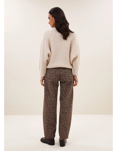 BY-BAR JERSEY LUNE CHALK