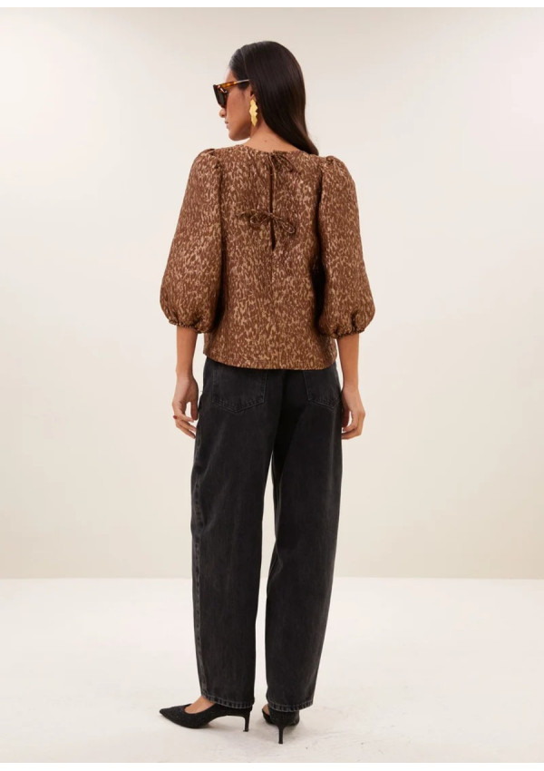 BY-BAR BLUSA JET SPARKLE CHEETAH