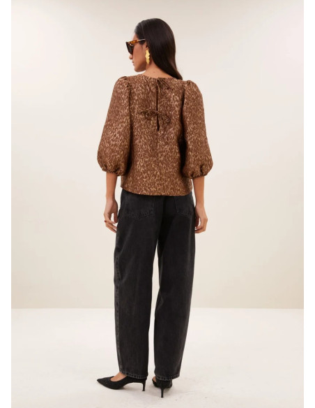BY-BAR BLUSA JET SPARKLE CHEETAH