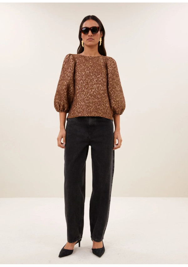 BY-BAR BLUSA JET SPARKLE CHEETAH