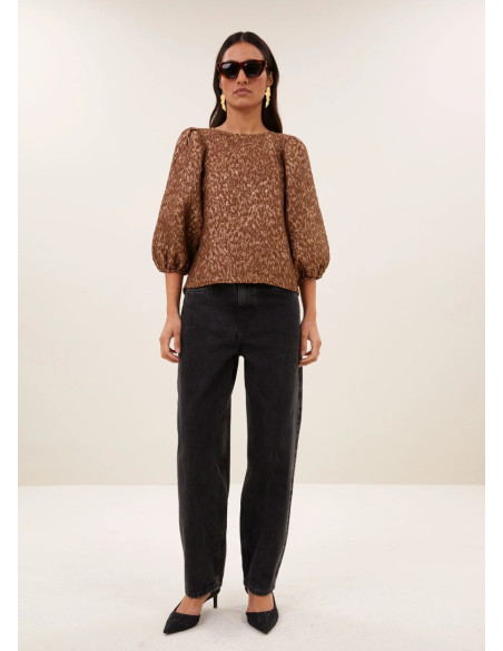 BY-BAR BLUSA JET SPARKLE CHEETAH