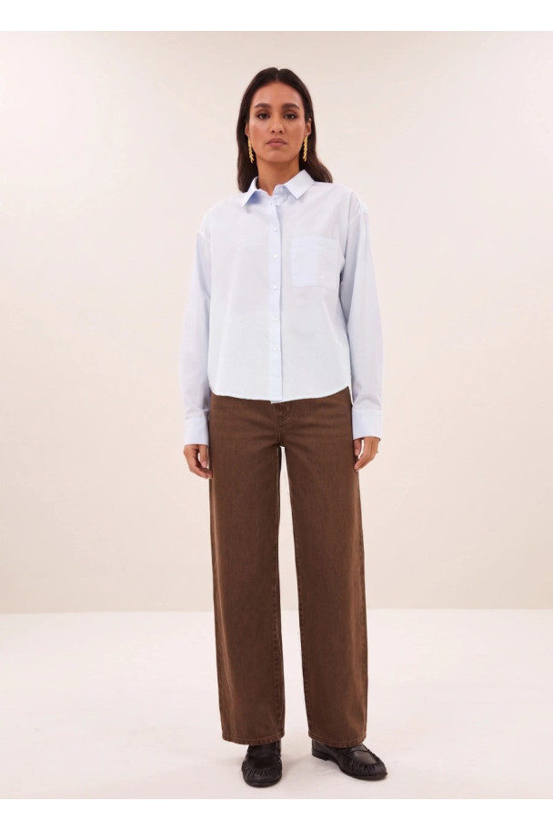 BY-BAR BLUSA LISE CHAMBRAY