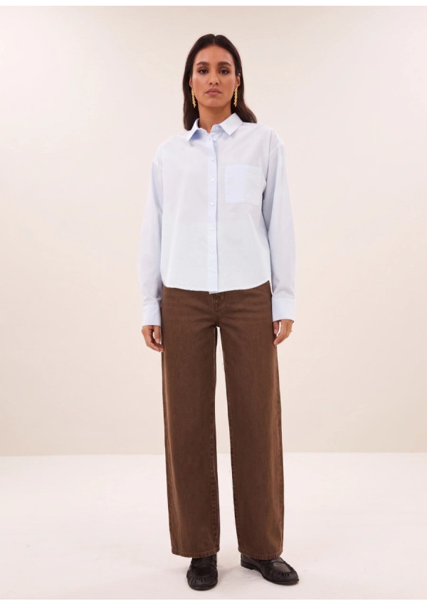 BY-BAR BLUSA LISE CHAMBRAY
