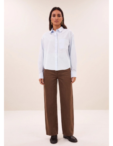 BY-BAR BLUSA LISE CHAMBRAY