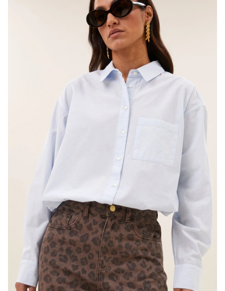 BY-BAR BLUSA LISE CHAMBRAY