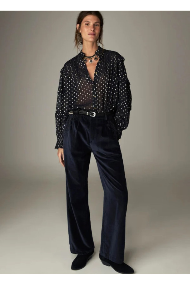 MAISON HOTEL PANTALON GORDON VINTON BLUE