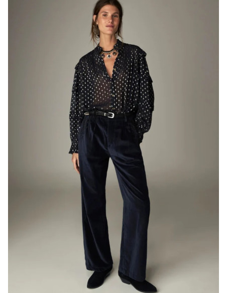 MAISON HOTEL PANTALON GORDON VINTON BLUE