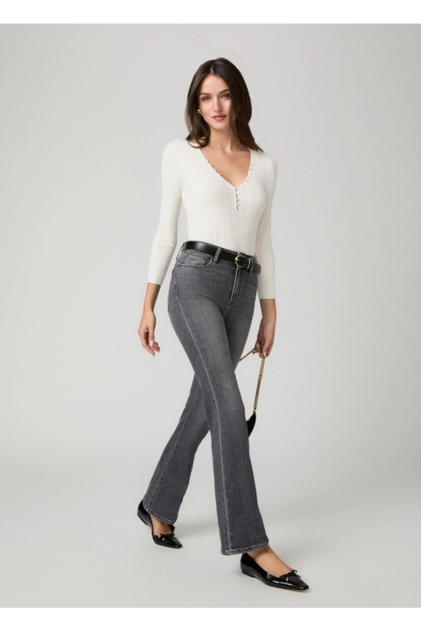 PAIGE JEANS HIGH RISE LAUREL CANYON MALIBU