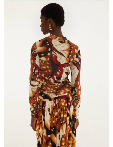 FARM RIO BLUSA MULTICOLOR BOBOFLY