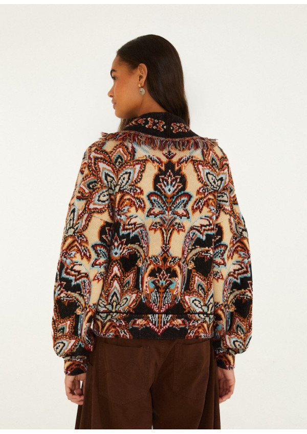 FARM RIO CARDIGAN TAPESTRY REAM CREAM