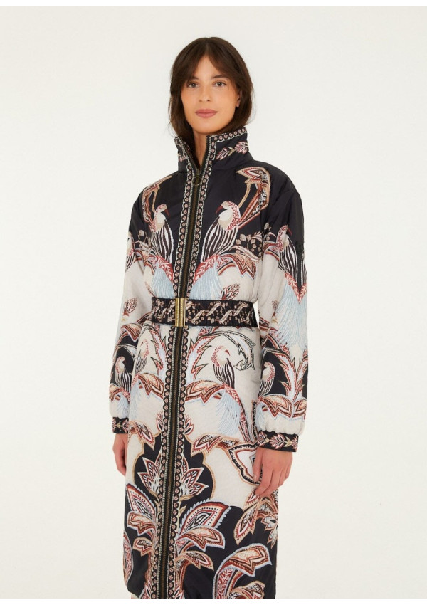 FARM RIO CHAQUETA PUFFER TAPESTRY REVERSIBLE
