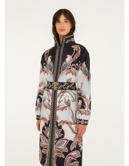 FARM RIO CHAQUETA PUFFER TAPESTRY REVERSIBLE
